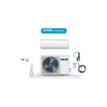 Aux Usa-116988 AUX Ductless Mini Split Air Conditioner w/ Heat Pump, Wifi Enabled, 24000 BTU, 2 Ton, 25ft Lineset ASW-H24N2/JIR1D1-US-D
